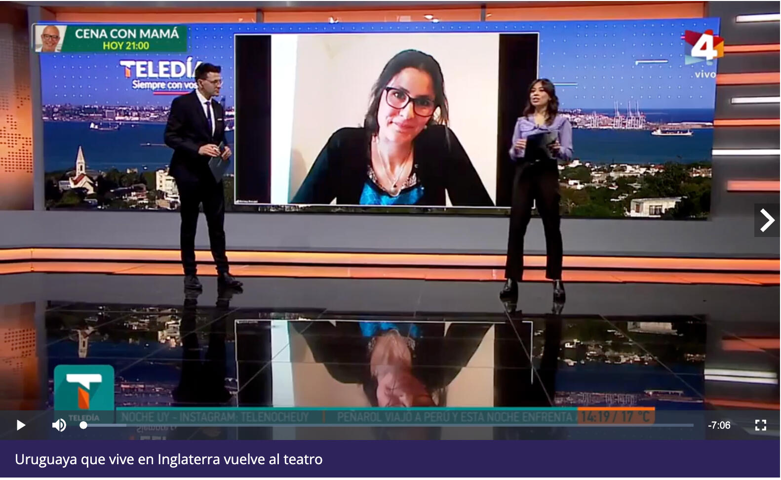 Uruguaya que vive en Inglaterra vuelve al teatro: el gobierno británico lleva adelante una apertura progresiva de las actividades tras el confinamiento